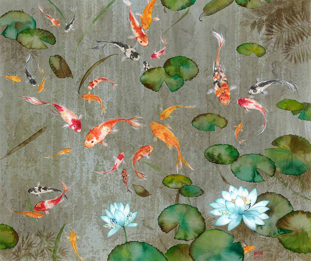 At the Chedi Fine Art Print by Artist Chris Chun. Printed on Handcrafted Japanese Awagami Bamboo Paper. Framed/ Unframed.