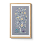 Golden Peony inspired by Chinoiserie Wallpaper Panels. Hand Painted by Artist Chris Chun. Wall Decor for the Home.