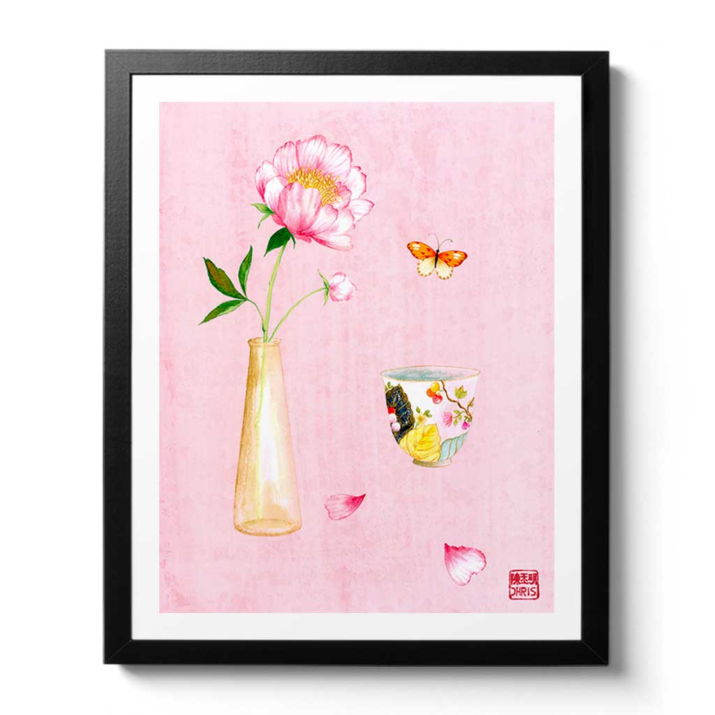 Cup of Solitude Fine Art Print by Artist Chris Chun