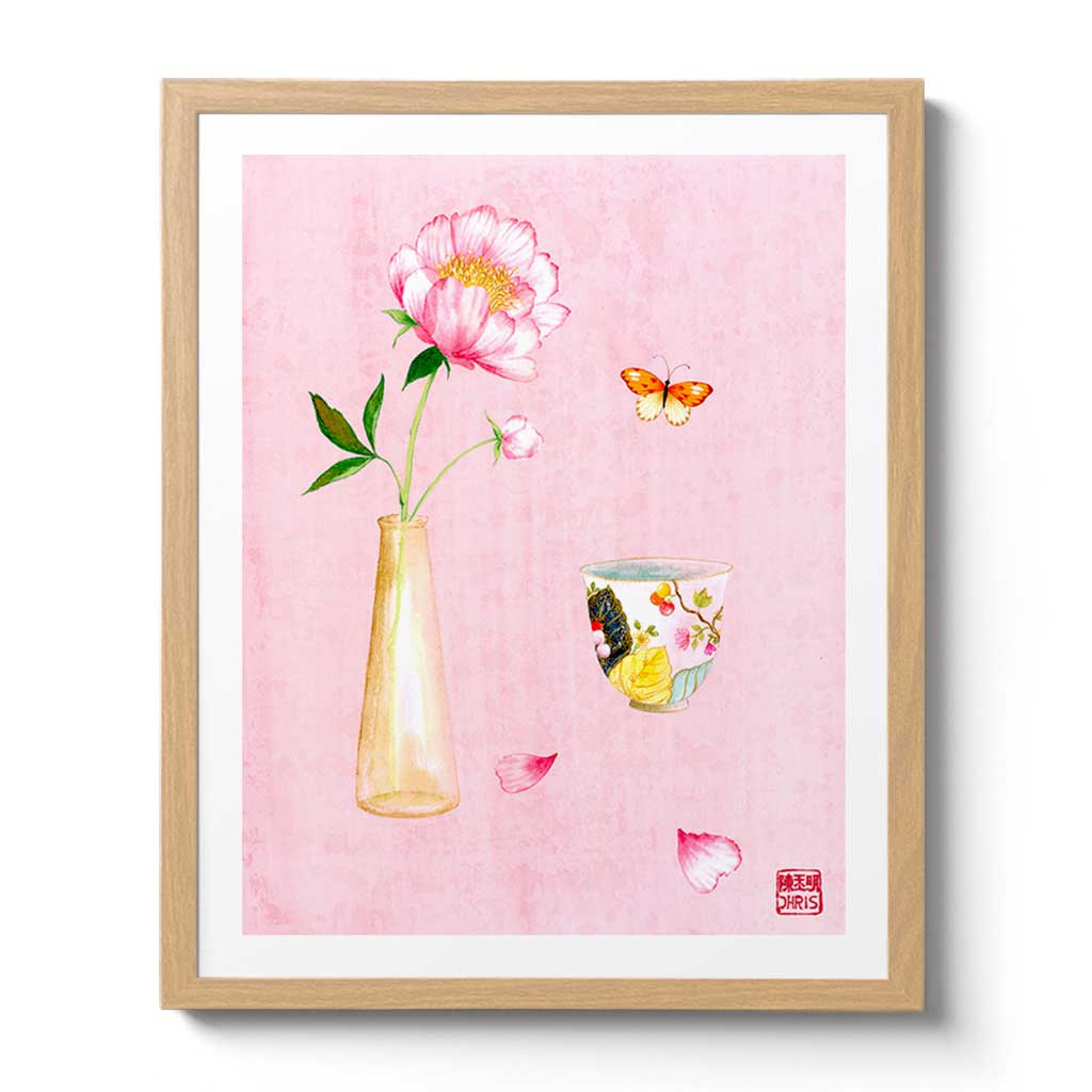 Cup of Solitude Fine Art Print by Artist Chris Chun