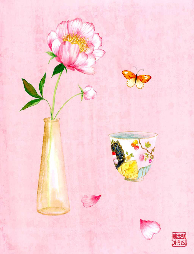 Cup of Solitude Fine Art Print by Artist Chris Chun