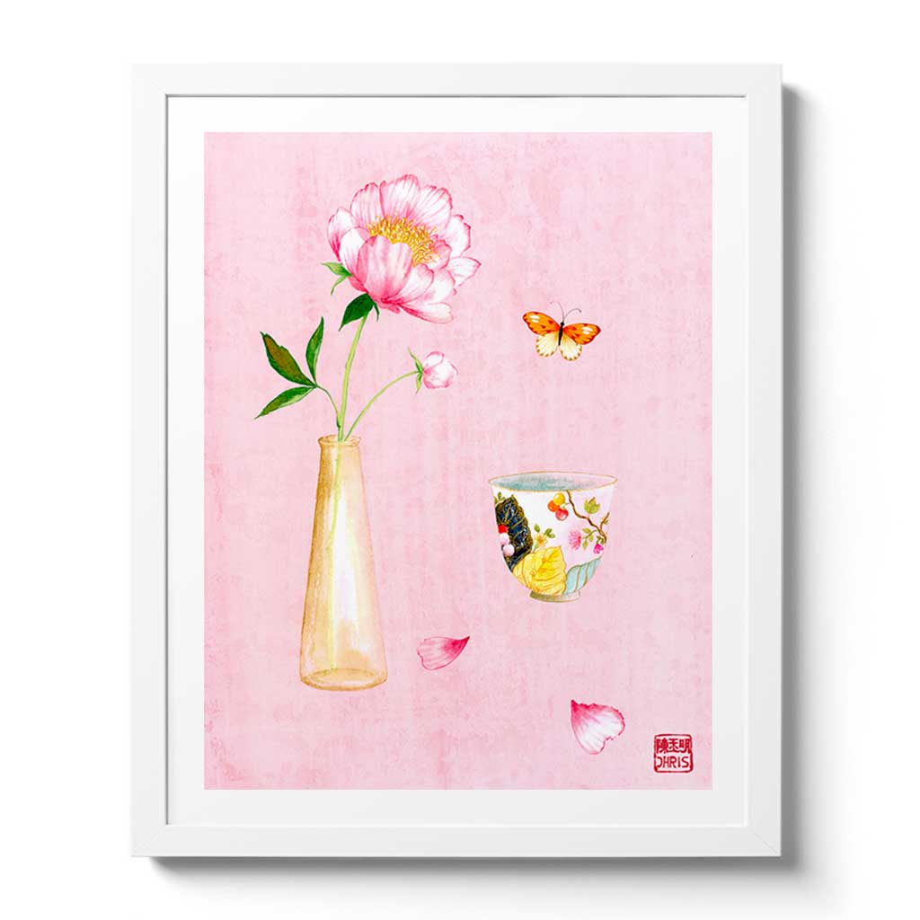 Cup of Solitude Fine Art Print by Artist Chris Chun