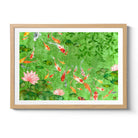 Chinoiserie Koi Art Print by Chris Chun. Chinese Style Painting of fish symbolises longevity and family.