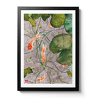 Koi Fish Fine Art Prints and Wall Decor by Australian Chinese Artist Chris Chun. Add beauty and positive feng shui to the home with Guyi Garden.