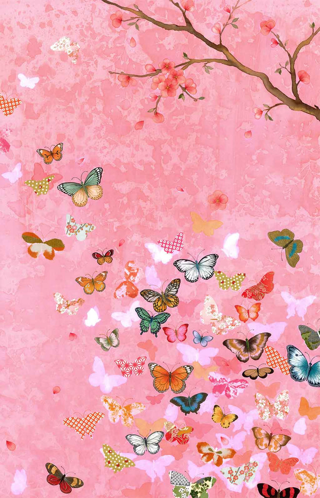 Paradise Of The Origami Butterfly Fine Art Print by Artist Chris Chun