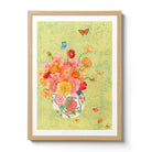 Poppy Vase Fine Art Print by Artist Chris Chun