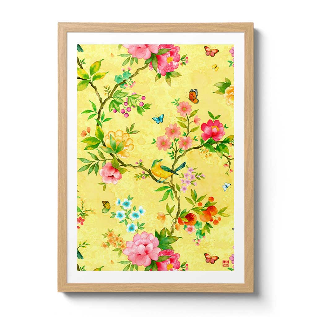 Chinoiserie inspired Fine Art Prints and Wall Art by Artist Chris Chun. 