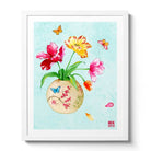 Tulip Vase Fine Art Print by Artist Chris Chun