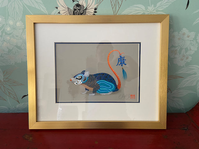 A4 Framed 'Metal Rat' Special Edition