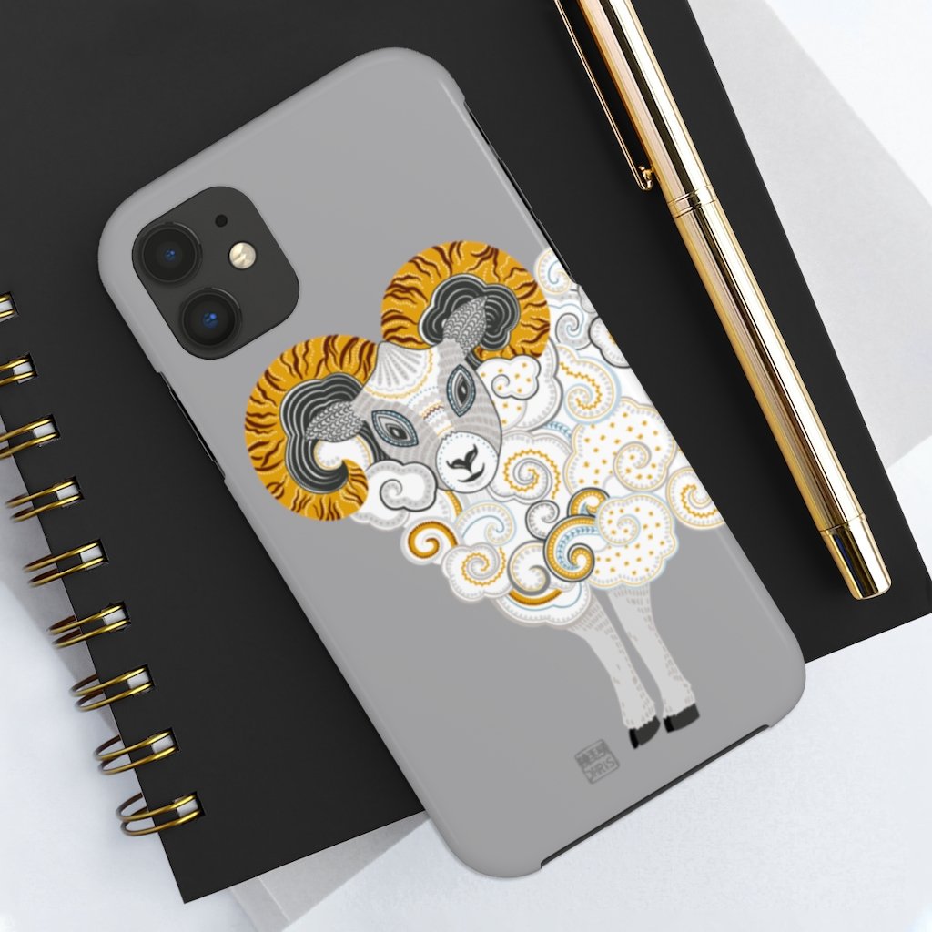 Chinese Zodiac iPhone Case and Chinese Zodiac Samsung Phone Cover featuring 12 Chinese Zodiac Animals. Impact resistant tough Chinese Astrology mobile phone case. Supports wireless charging. Designer mobile phone case made in the USA.