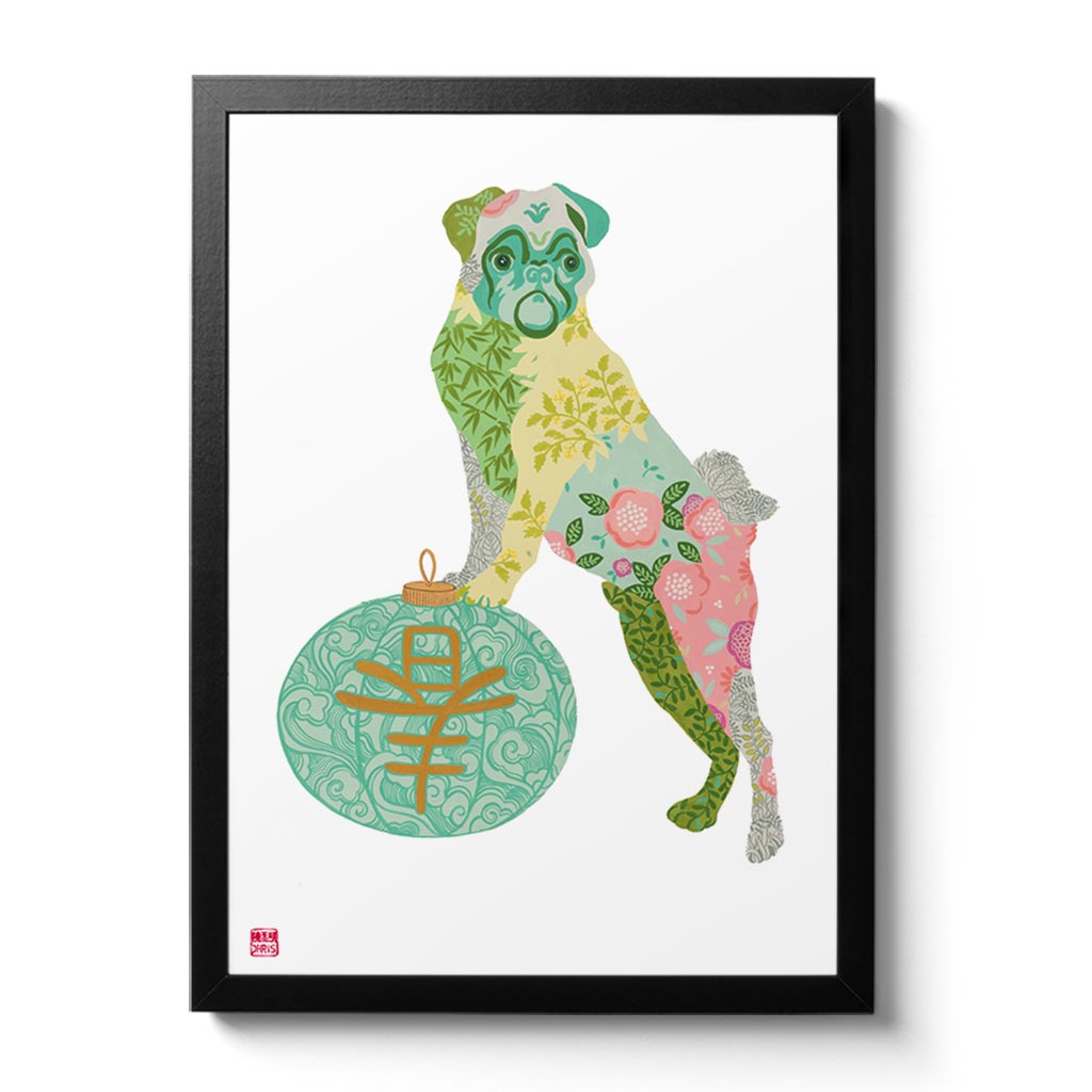 Earth Dog is a special artwork created by Australian Chinese Artist Chris Chun to commemorate 2018 Year of the Earth Dog.