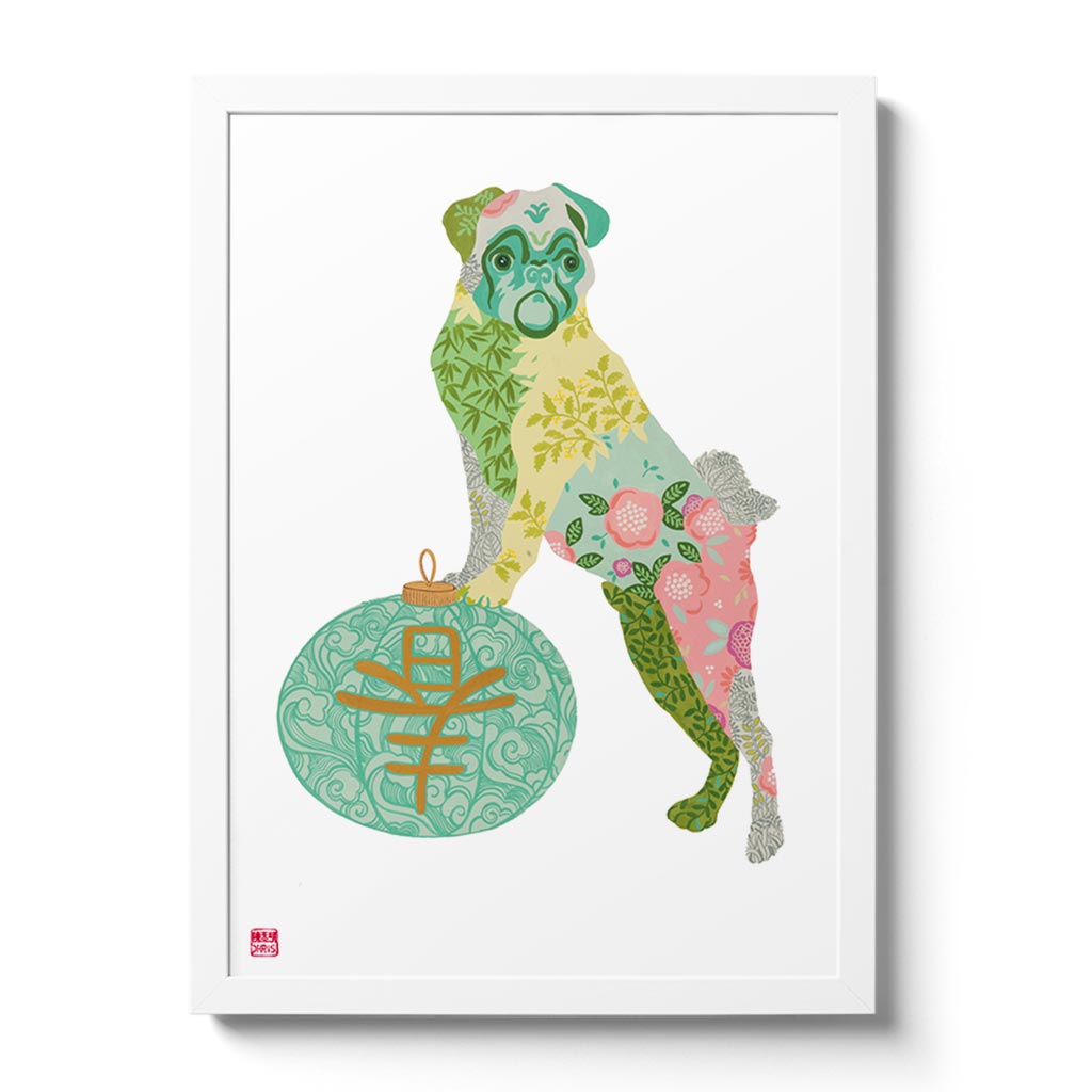 Earth Dog is a special artwork created by Australian Chinese Artist Chris Chun to commemorate 2018 Year of the Earth Dog.