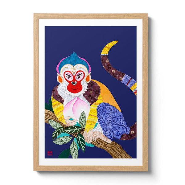 Zodiac_Monkey_OakFrame_grande.