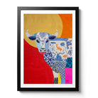 Chinese Zodiac Ox Fine Art Print. Available Framed/ Unframed. A unique and ideal present for those born in Year of the Ox - 1925, 1937, 1949, 1961, 1973, 1985, 1997, 2009, 2021