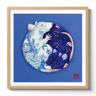 Yin and Yang Chinoiserie Garden. Chinese Zodiac Rat Art. created by Australian Chinese artist Chris Chun.
