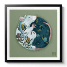 Yin and Yang Native Flora. Chinese Zodiac Rat Art created by Australian Chinese artist Chris Chun.