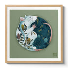 Yin and Yang Native Flora. Chinese Zodiac Rat Art created by Australian Chinese artist Chris Chun.