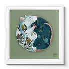 Yin and Yang Native Flora. Chinese Zodiac Rat Art created by Australian Chinese artist Chris Chun.