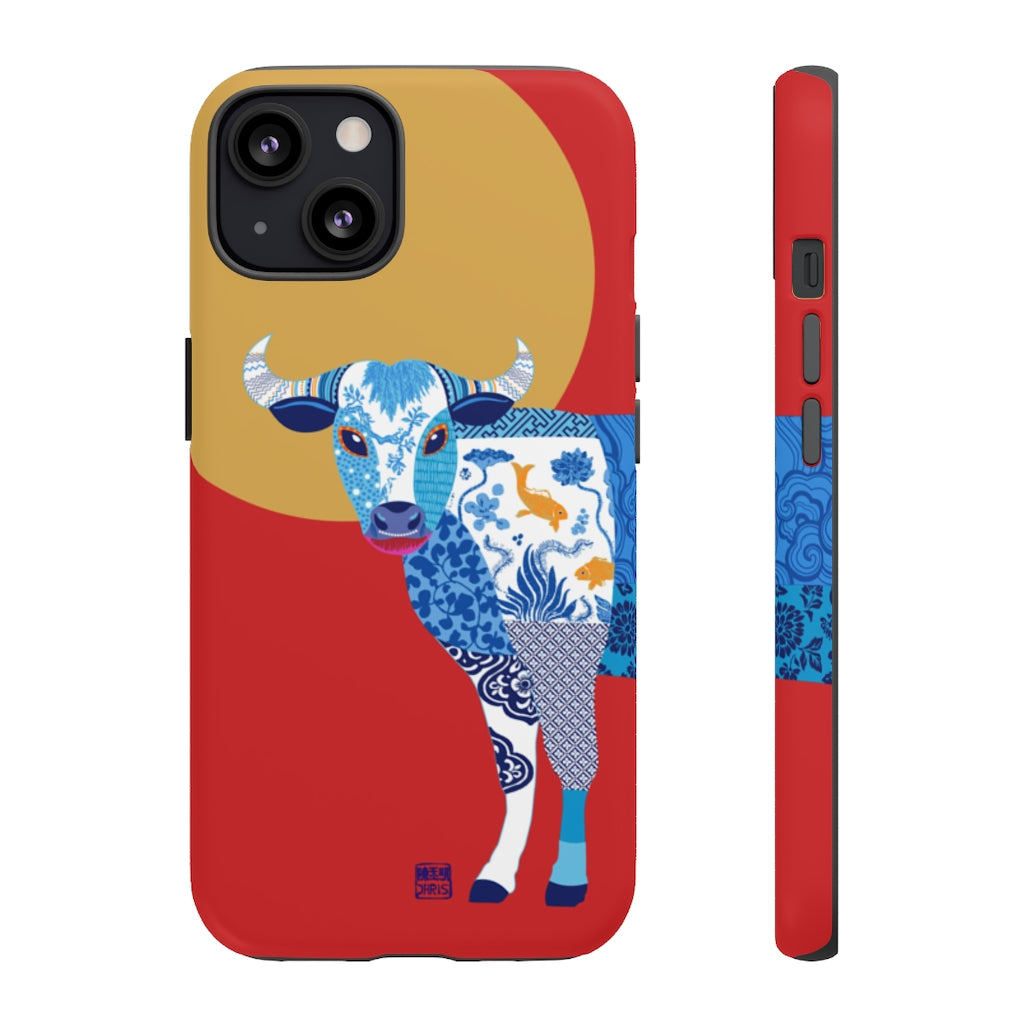 Chinese Zodiac iPhone Case and Chinese Zodiac Samsung Phone Cover featuring 12 Chinese Zodiac Animals. Impact resistant tough Chinese Astrology mobile phone case. Supports wireless charging. Designer mobile phone case made in the USA.