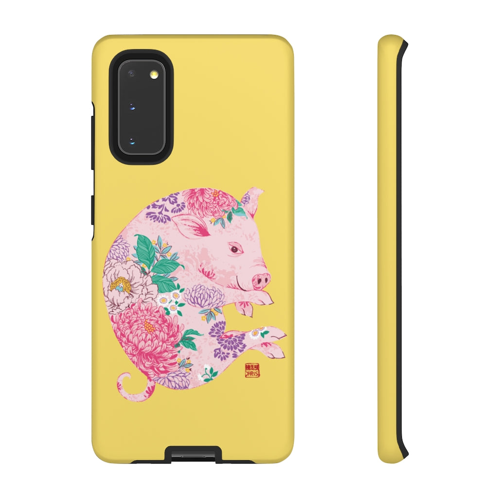 Chinese Zodiac iPhone Case and Chinese Zodiac Samsung Phone Cover featuring 12 Chinese Zodiac Animals. Impact resistant tough Chinese Astrology mobile phone case. Supports wireless charging. Designer mobile phone case made in the USA.